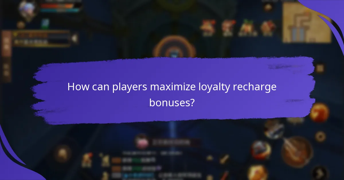 Who qualifies for loyalty recharge bonuses?